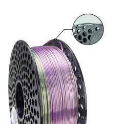 Filament AzureFilm / PLA SILK / RAINBOW LAVENDER / 1,75 mm / 1 kg.