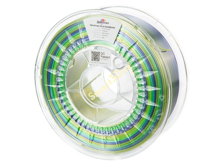 Filament SPECTRUM / PLA SILK RAINBOW / FROST GLOSS / 1,75 mm / 1 kg