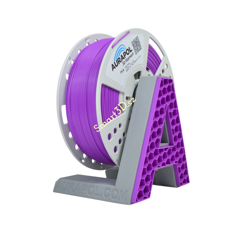 Filament AURAPOL / PLA / FIALOVÁ "TULIP" / 1,75 mm / 1 kg.