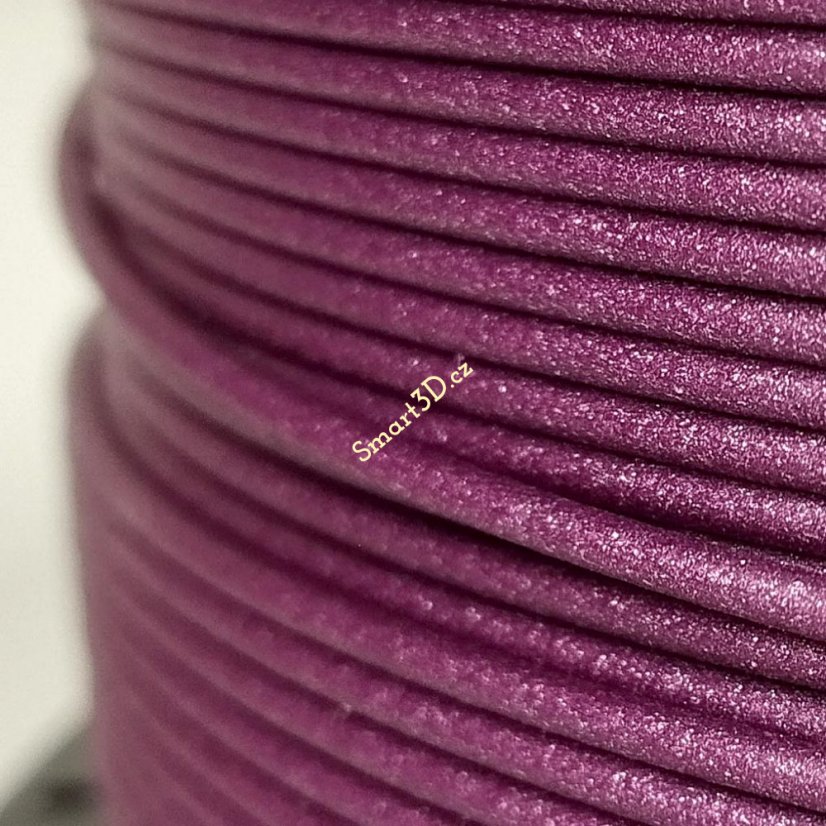 Filament AURAPOL / PLA / PURPÚROVÁ METALÍZA / 1,75 mm / 1 kg.