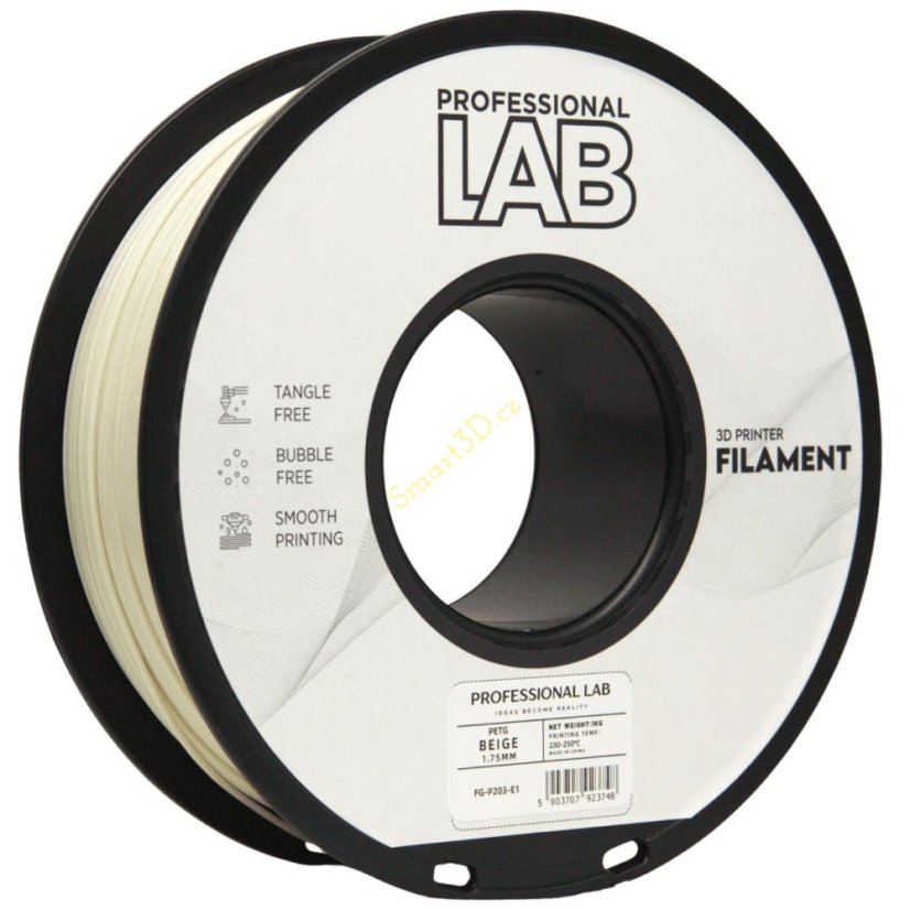 Filament Professional LAB / PETG / BÉŽOVÁ / 1,75 mm / 1 kg Filament Professional LAB / PETG / BÉŽOVÁ / 1,75 mm / 1 kg