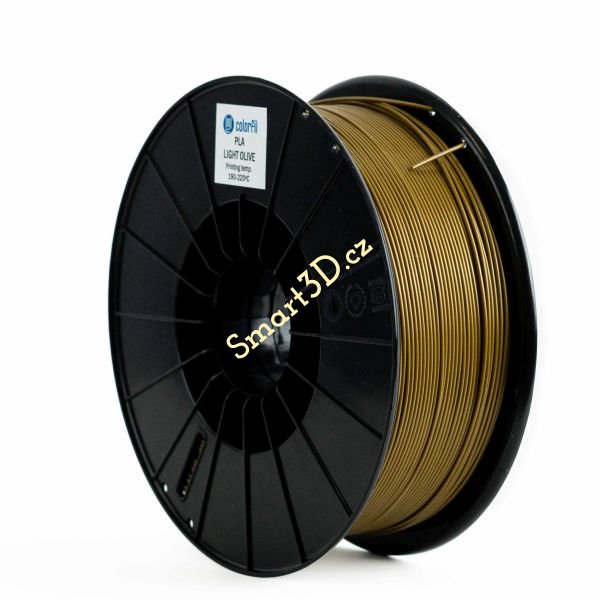 Filament COLORFIL / PLA / SVĚTLE OLIVOVÁ / 1,75 mm / 1 kg