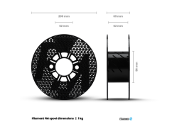 Filament FILAMENT-PM / PLA+ / Sweet Mint / 1,75 mm / 1 kg.
