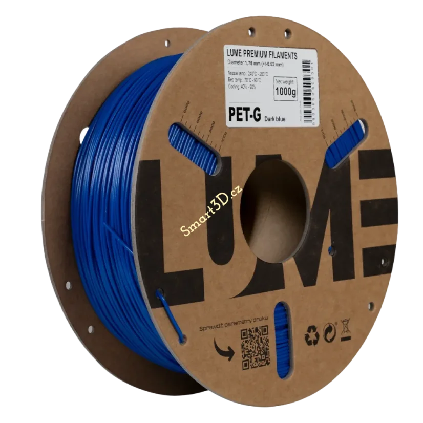 Filament LUME / PETG / DARK BLUE / 1,75 mm / 1 kg