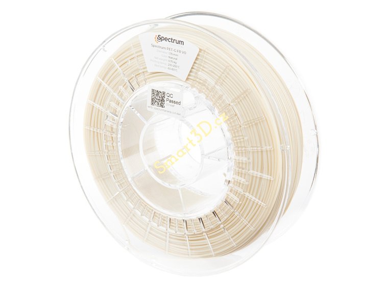 Filament SPECTRUM / PETG / FR V0 / NATURAL / 1,75 mm / 0,75 kg