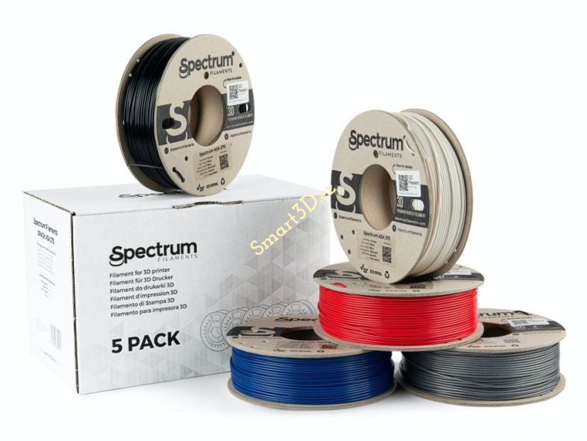 Filament SPECTRUM / 5 PACK / ASA 275 / 1,75 mm / 5 x 0,25 kg