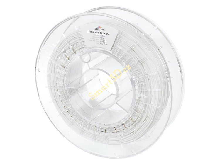Filament SPECTRUM / S-FLEX 85A / BÍLÁ "POLAR" / 1,75 mm / 0,50 kg