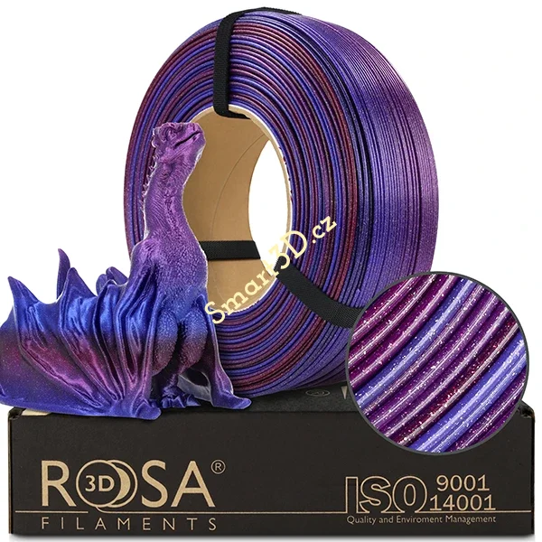ReFill ROSA3D / PLA GALAXY RAINBOW / ANDROMEDA / 1,75 mm / 1 kg