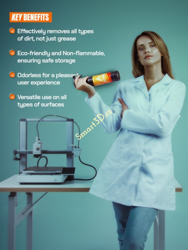 ALPHAPRINT – All in One Cleaner – 3D čistič tiskových podložek 400ml
