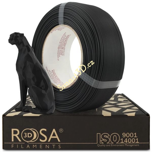 ReFill ROSA3D / PLA SPEED MATT / ČIERNA / 1,75 mm / 1 kg ReFill ROSA3D / PLA SPEED MATT / ČIERNA / 1,75 mm / 1 kg