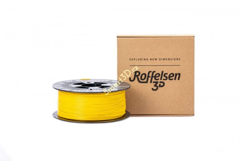 Filament Roffelsen3D / PETG / ŽLUTÁ / 1,75 mm / 1 kg
