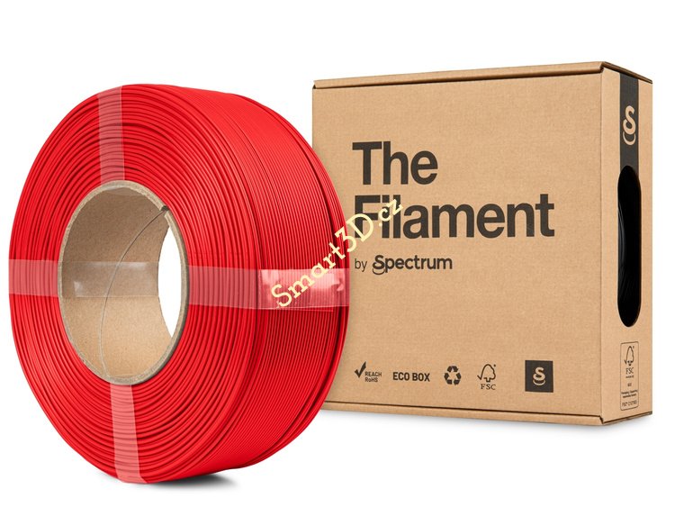 ReFill TheFilament / PLA Lite / ČERVENÁ / 1,75 mm / 1 kg