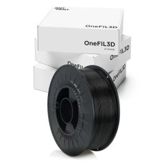 Filament OneFil3D / PETG / BLACK / 1,75mm / 1 kg
