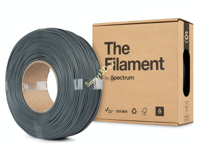ReFill TheFilament / PETG / SIVÁ "BASALT " / 1,75 mm / 1 kg