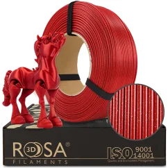ReFill ROSA3D / PLA GALAXY / KARMIN RED / 1,75 mm / 1 kg