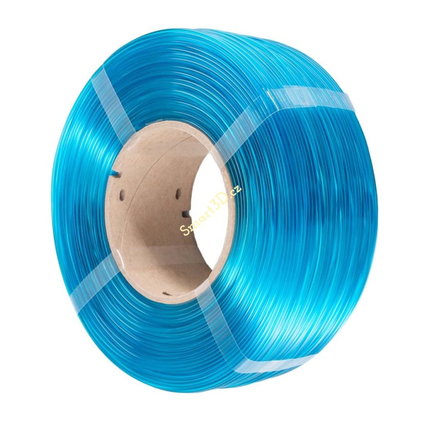 ReFill AzureFilm / PETG / MODRÁ TRANSPARENTNÍ / 1,75 mm / 1 kg.