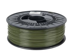 Filament 3D POWER / Basic PETG / VOJENSKÁ ZELENÁ / 1,75 mm / 1 kg.