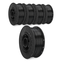 Filament OneFil3D / PETG / ČIERNA / 1,75mm / 5x1 kg