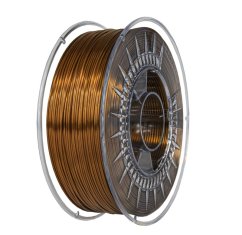 Filament DEVIL DESIGN / PLA SILK / HNĚDÁ / 1,75 mm / 1 kg.