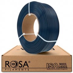 ReFill ROSA3D / PETG Standard / NÁMORNÍCKA MODRÁ TRANSPARENTNÁ / 1,75 mm / 1 kg