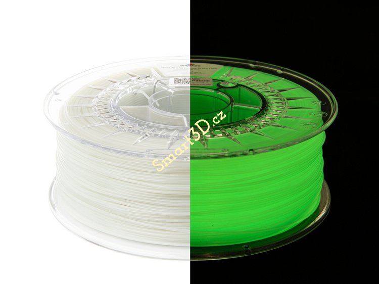 Filament SPECTRUM / PLA SPECIAL / SVÍTÍCÍ VE TMĚ - ZELENÁ / 1,75 mm / 1 kg.