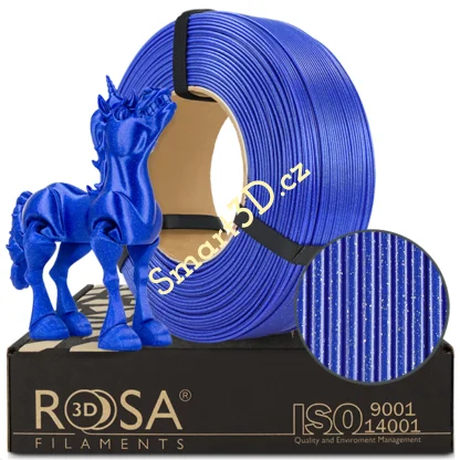 ReFill ROSA3D / PLA GALAXY / MODRÁ "SAPPHIRE" / 1,75 mm / 1 kg