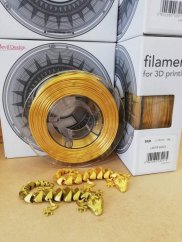 Filament DEVIL DESIGN / PLA SILK / LIGHT GOLD / 1,75 mm / 1 kg.