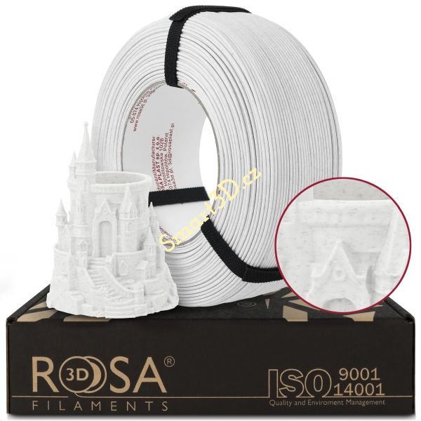 ReFill ROSA3D / PLA SPEED MATT / MRAMOR CARRARA ( BÍLÁ ) / 1,75 mm / 1 kg