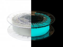 Filament SPECTRUM / PETG / GLOW IN THE DARK - BLUE / 1,75 mm / 0,5 kg.