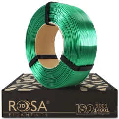 ReFill ROSA3D / PLA SILK / EMERALD GREEN / 1,75 mm / 1 kg