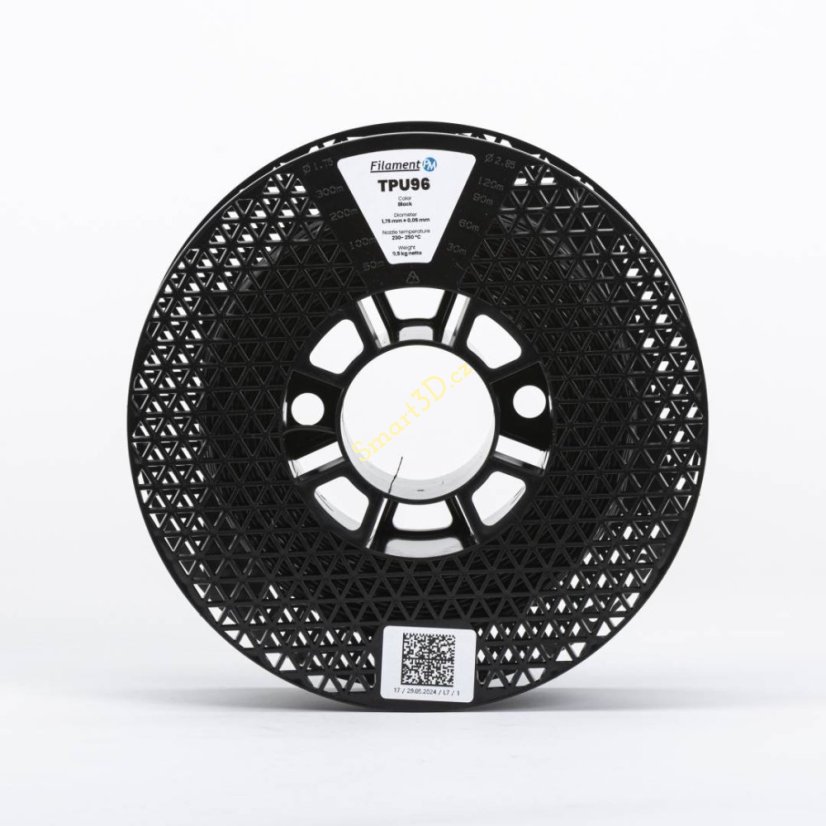 Filament FILAMENT-PM / TPU96 / Black / 1,75 mm / 0,5 kg.