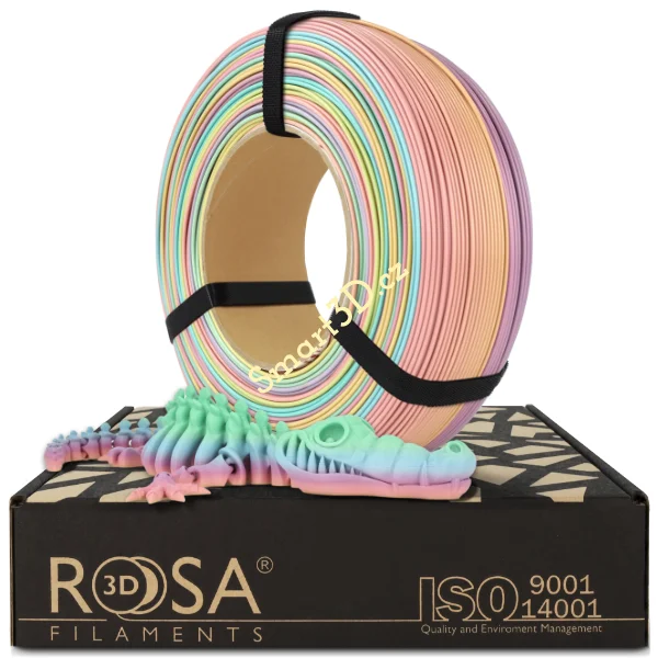 ReFill ROSA3D / PLA PASTEL / RAINBOW PASTEL / 1,75 mm / 1 kg ReFill ROSA3D / PLA PASTEL / RAINBOW PASTEL / 1,75 mm / 1 kg
