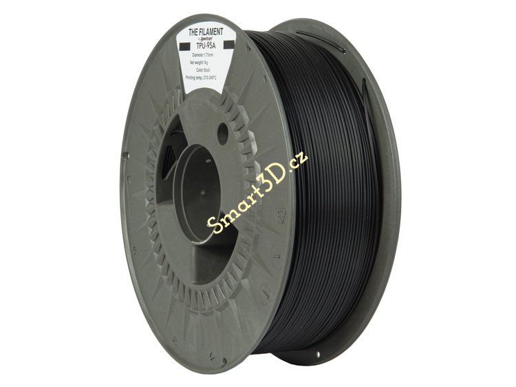 Filament TheFilament / TPU-95A / ČIERNA / 1,75 mm / 1 kg