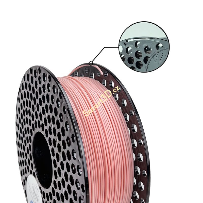 Filament AzureFilm / PLA / PASTELOVĚ RŮŽOVÁ „ICE CREAM“ / 1,75 mm / 1 kg.