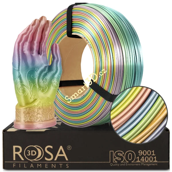 ReFill ROSA3D / PLA SILK / RAINBOW / 1,75 mm / 1 kg ReFill ROSA3D / PLA SILK / RAINBOW / 1,75 mm / 1 kg