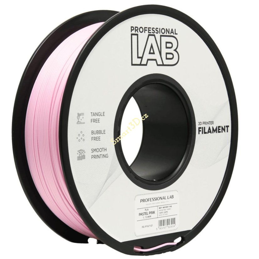 Filament PROFESSIONAL LAB / PLA Pastel / PINK / 1,75 mm / 1 kg