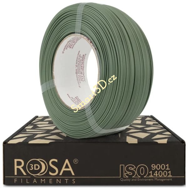 ReFill ROSA3D / PLA SPEED MATT / ZELENÁ "SAGE" / 1,75 mm / 1 kg