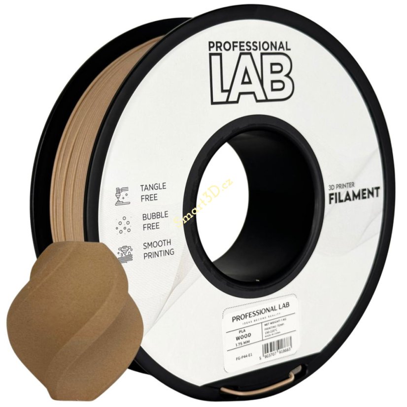Filament Professional LAB / PLA WOOD / DREVO / 1,75 mm / 1 kg