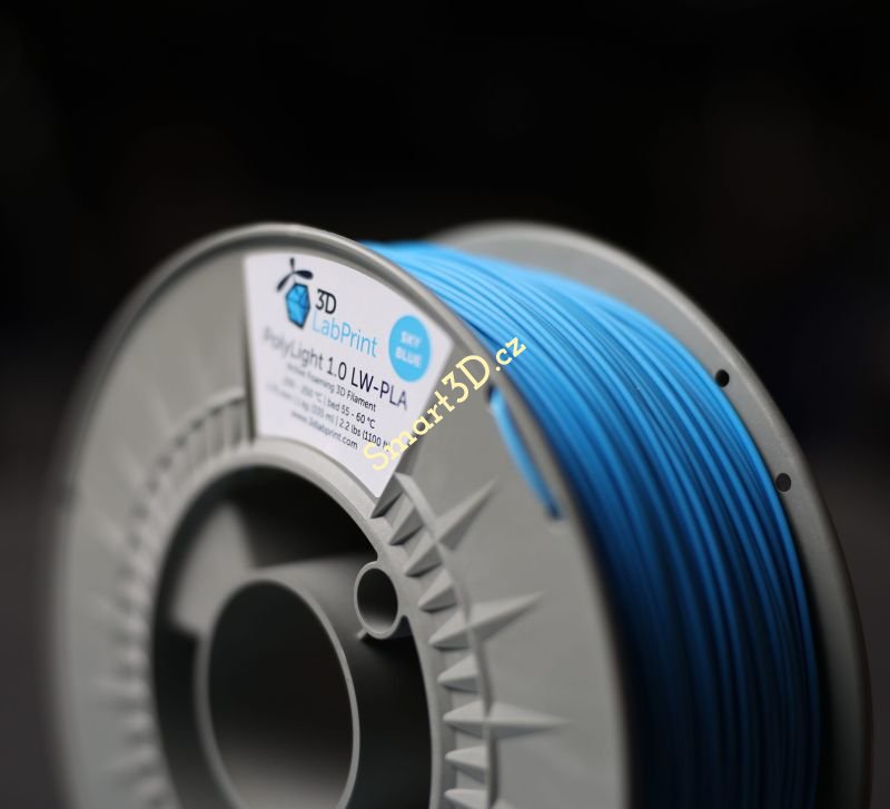 Filament 3DLabPrint / POLY LIGHT 1.0 / LW-PLA / SKY BLUE 1,75 mm / 1 kg