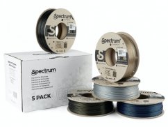 Filament SPECTRUM / 5 PACK / PLA GLITTER / 1,75 mm / 5 x 0,25 kg