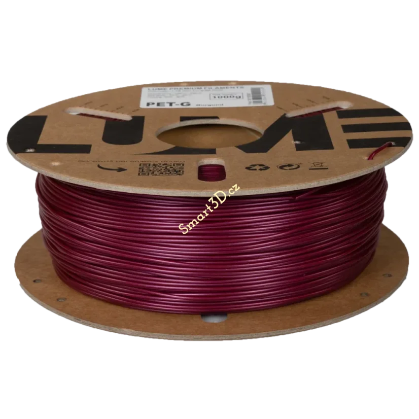 Filament LUME / PETG / BURGUNDY / 1,75 mm / 1 kg