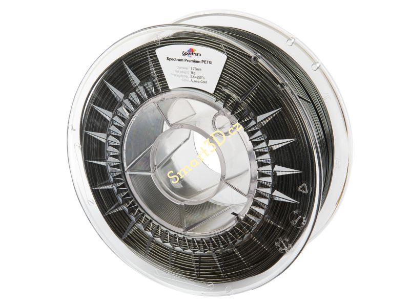 Filament SPECTRUM / PETG GLITTER / AURORA ZLATÁ / 1,75 mm / 1 kg