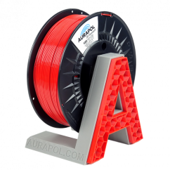 Filament AURAPOL / PETG / ČERVENÁ / 1,75 mm / 1 kg.