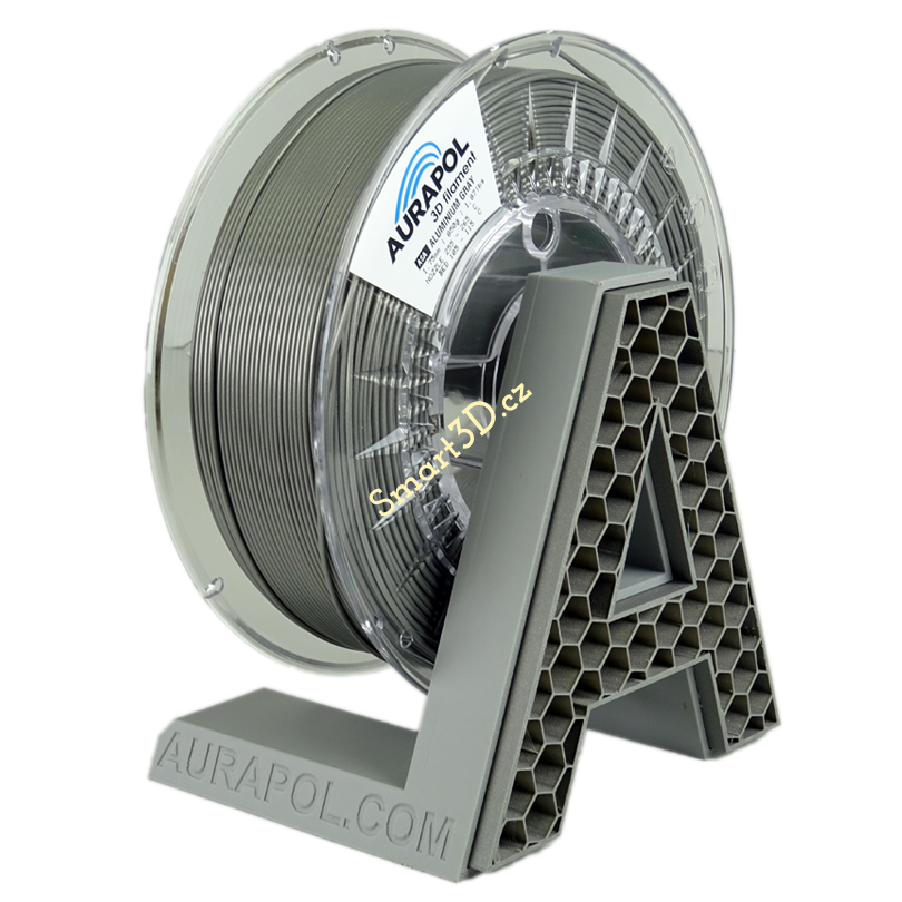Filament AURAPOL / ASA / ALUMINIUM GREY / 1,75 mm / 850g.