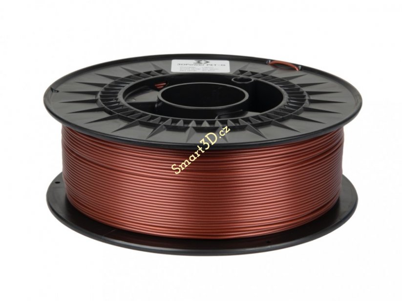 Filament 3D POWER / Basic PETG / MEDENÁ / 1,75 mm / 1 kg.
