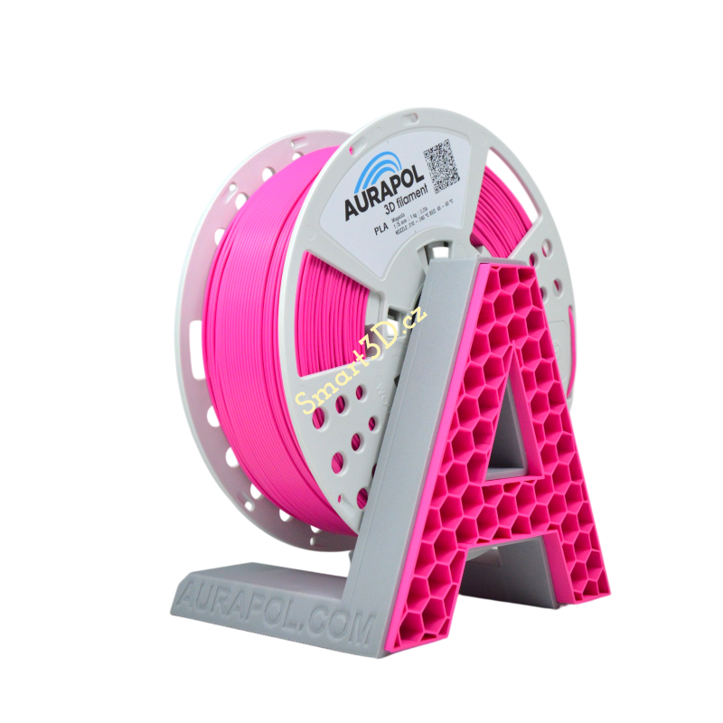 Filament AURAPOL / PLA / PURPUROVÁ / 1,75 mm / 1 kg.