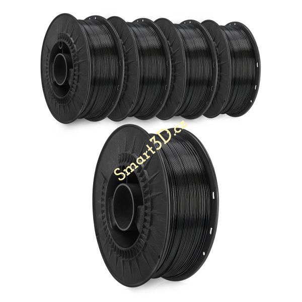 Filament OneFil3D / PETG / ČERNÁ / 1,75mm / 5 x 1 kg
