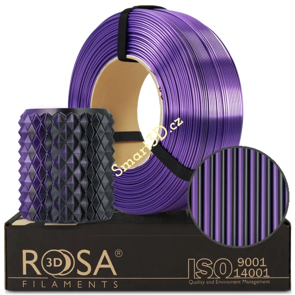 ReFill ROSA3D / PLA MAGIC SILK / MISTIC VIOLET / 1,75 mm / 1 kg ReFill ROSA3D / PLA MAGIC SILK / MISTIC VIOLET / 1,75 mm / 1 kg