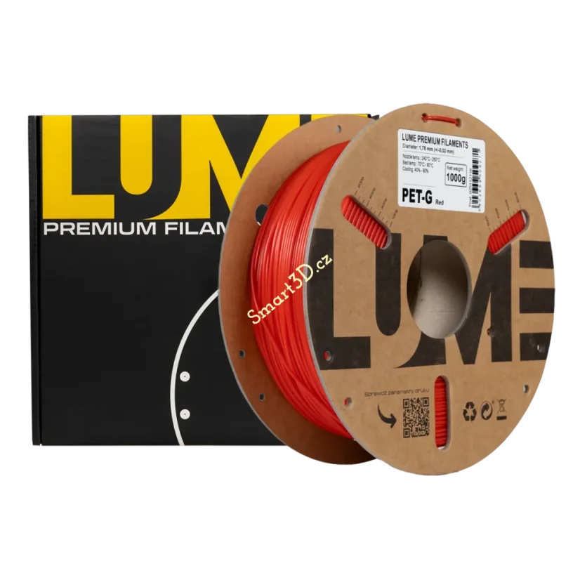 Filament LUME / PETG / RED / 1,75 mm / 1 kg