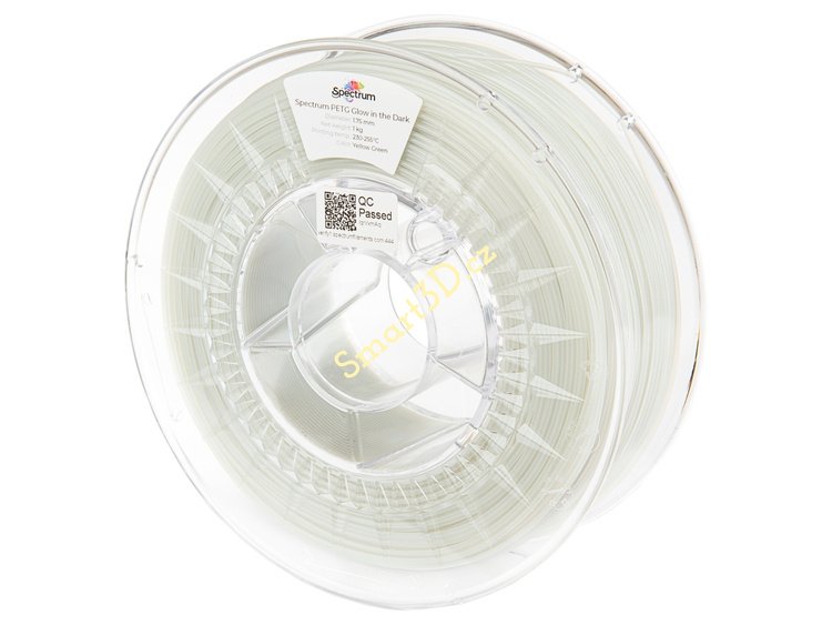 Filament SPECTRUM / PETG  / GLOW IN THE DARK - YELLOW-GREEN / 1,75 mm / 1 kg.
